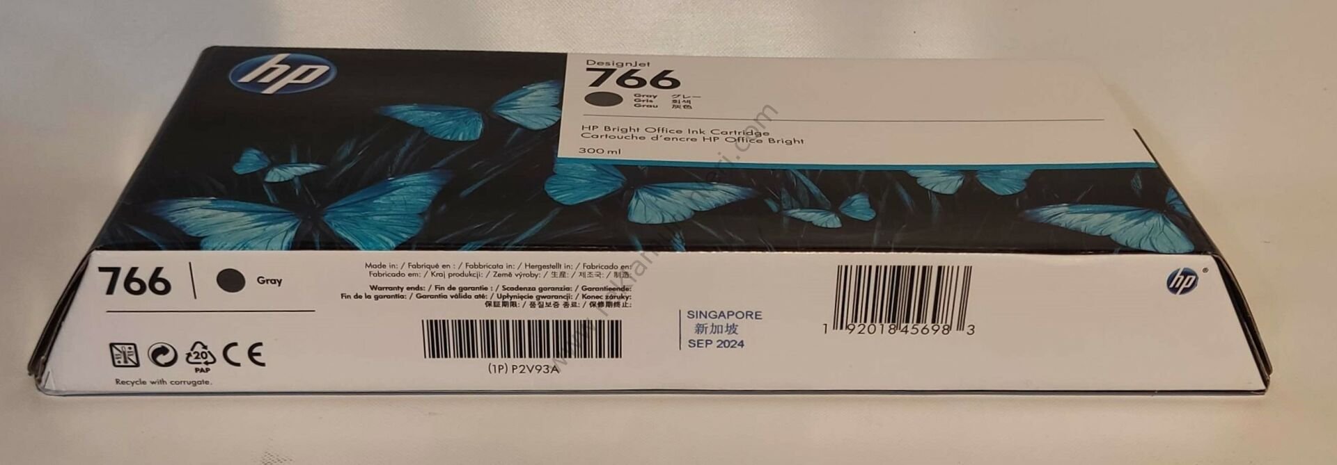 HP P2V93A Gray Kartuş 300ml 2024 Tarihli