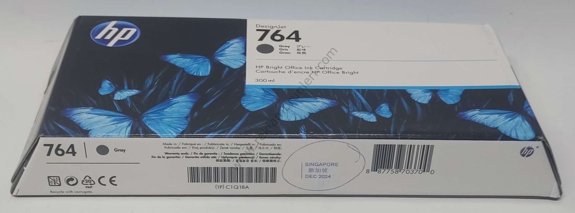 HP C1Q18A Gray Kartuş 300ml 2024 Tarihli