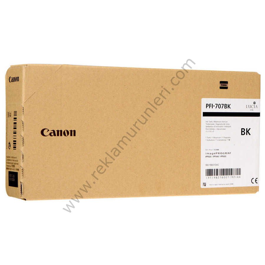 Canon PFI 707BK Photo Black Kartuş 700ml