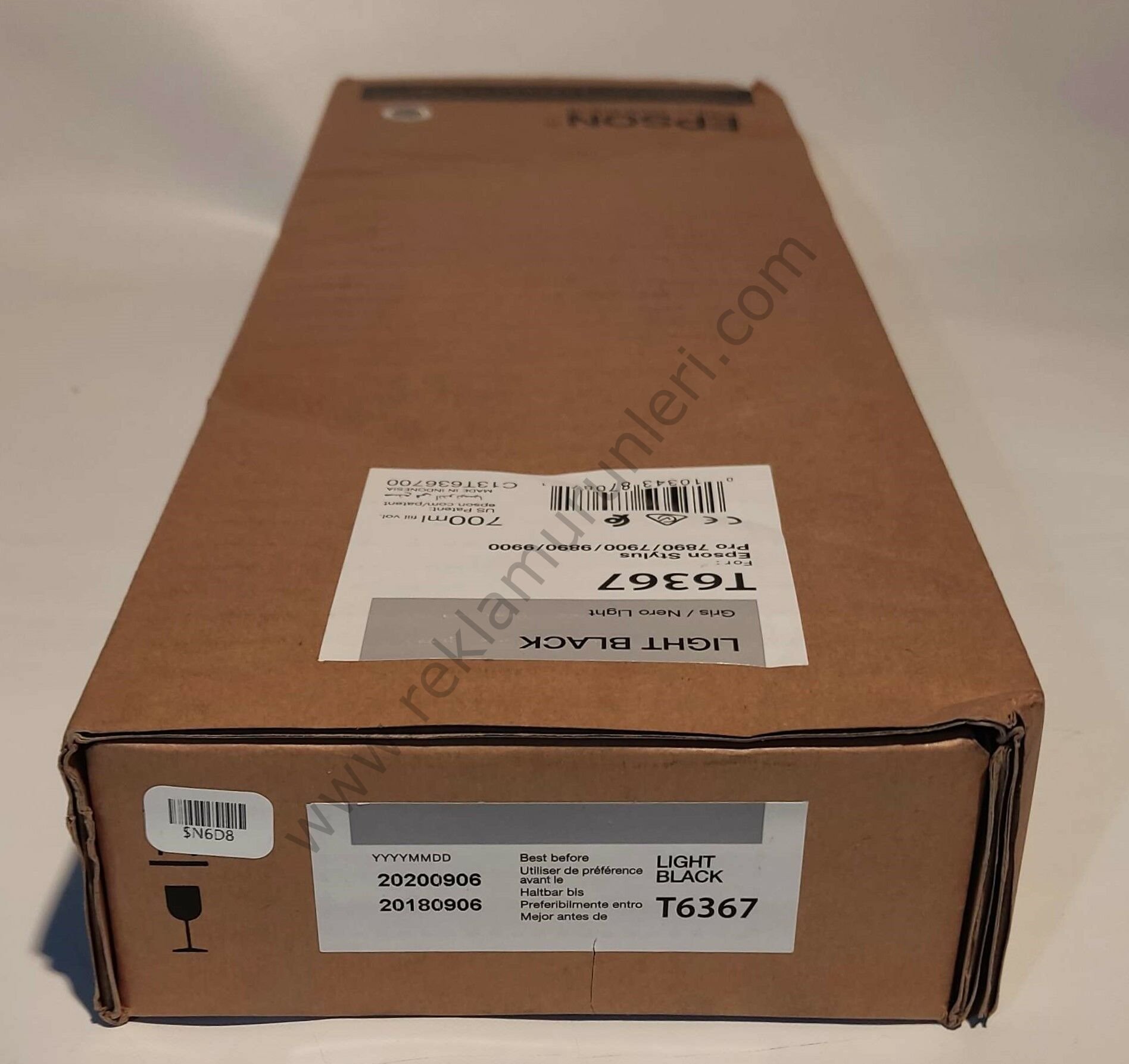 Epson T6367 Light Black 700ml Kartuş 2020 Tarihli