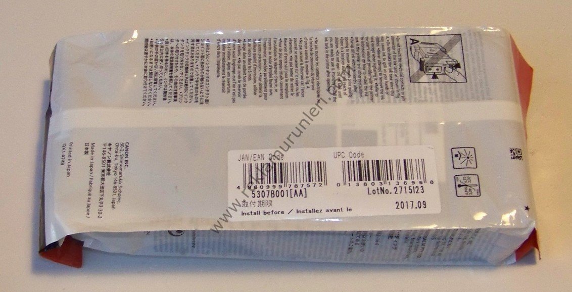 Canon Pfi-206PC Photo Cyan 300ml Kartuş 2017 Tarihli