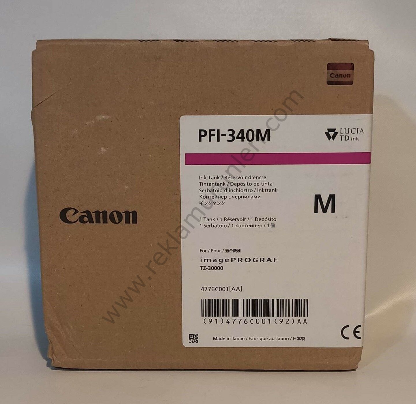 Canon PFI-340M Magenta Kartuş 330ml
