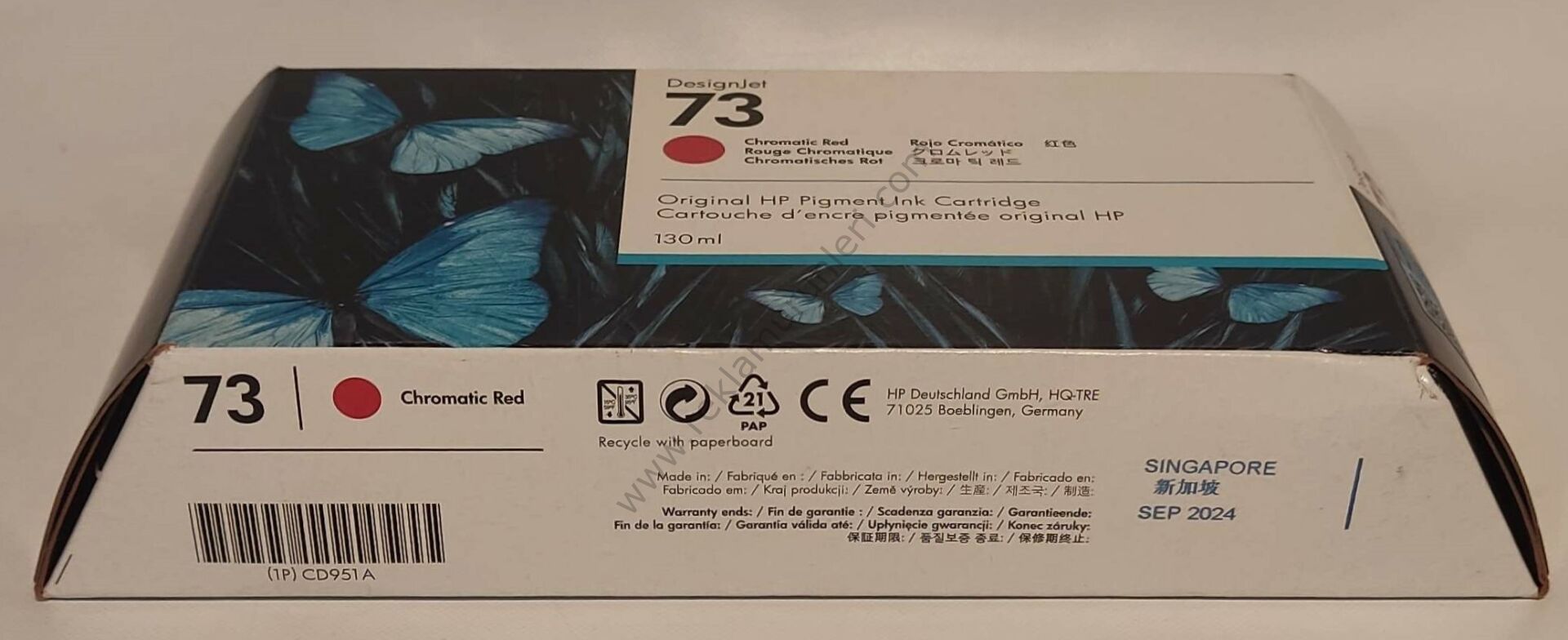 HP CD951A Choromatic Red Kartuş 130ml 2024 Tarihli