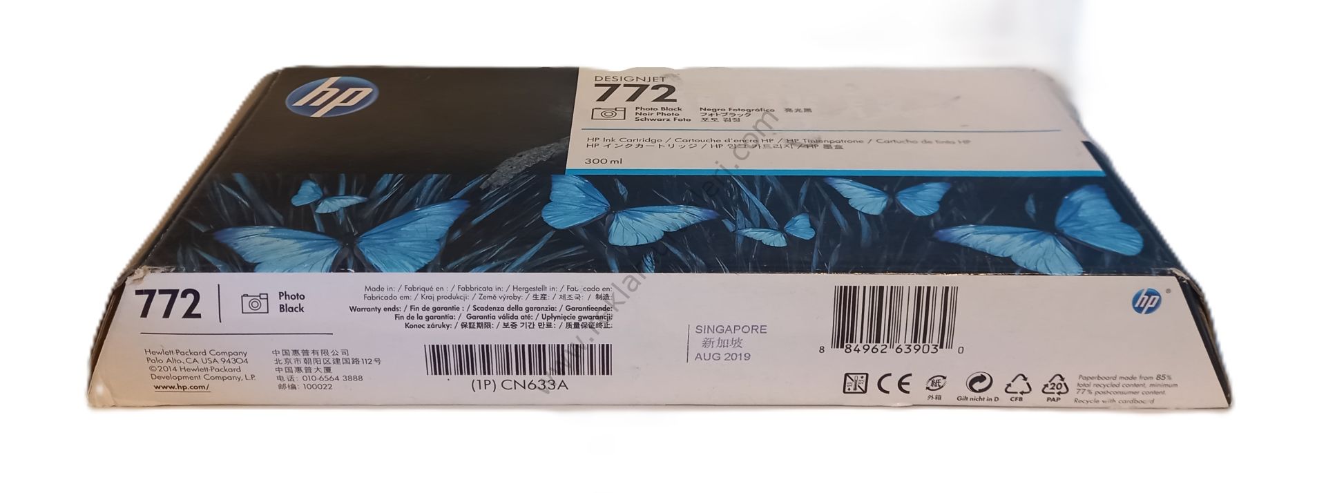 HP CN633A Photo Black Kartuş 300ml 2019 Tarihli