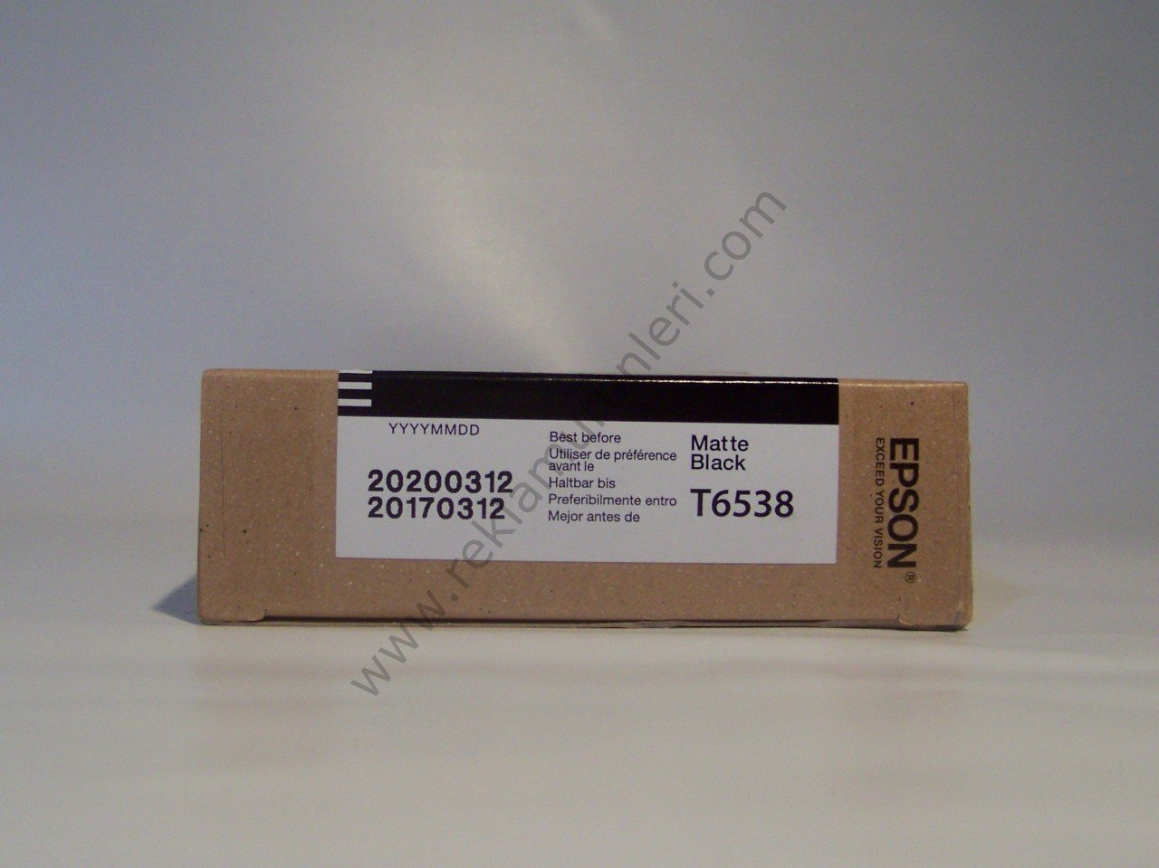 Epson T6538 Matte Black 200ml Kartuş 2020 Tarihli