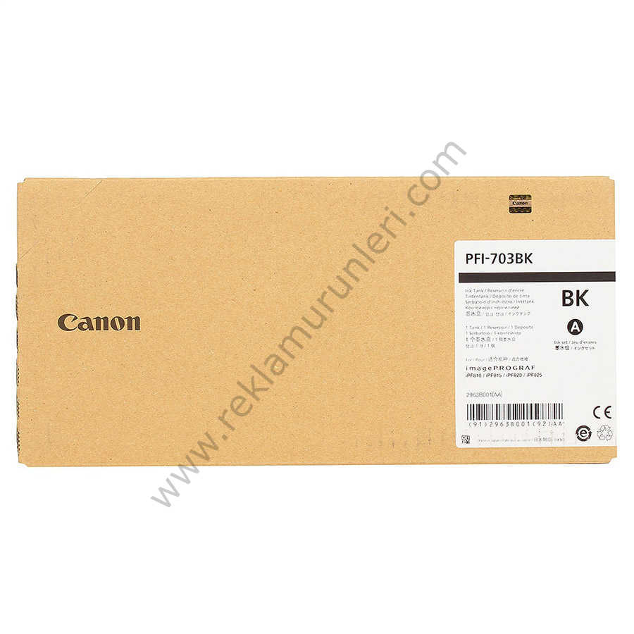 Canon PFI 703BK Photo Black Kartuş 700ml