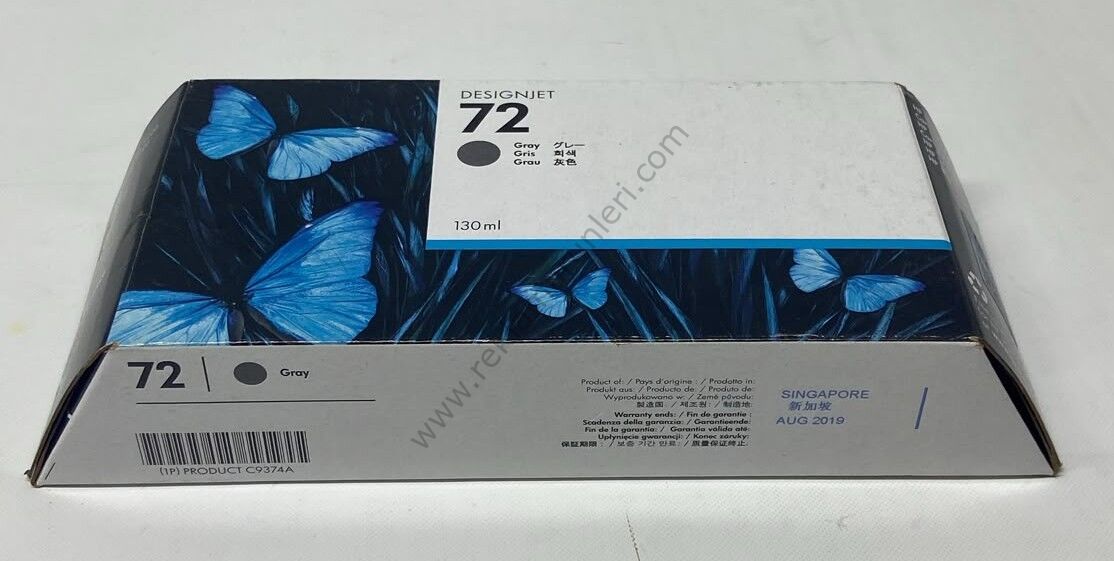 HP C9374A Gray Kartuş 130ml 2019 Tarihli