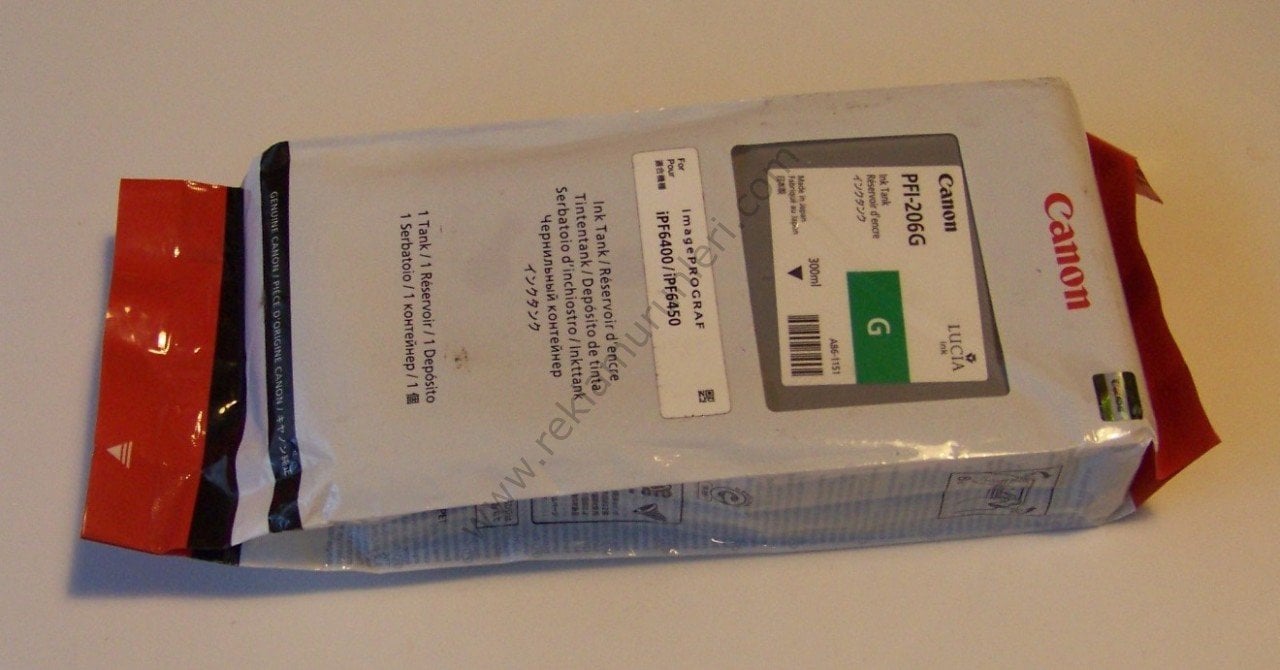 Canon Pfi-206G Green 300ml Kartuş