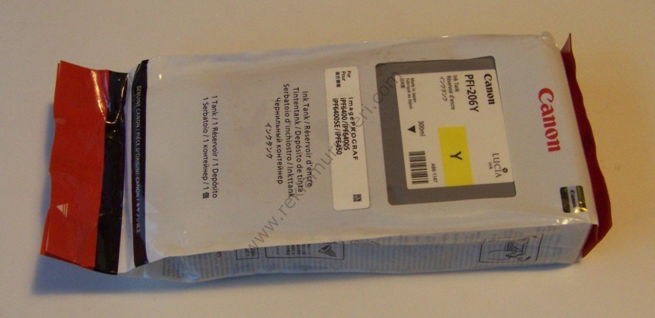 Canon Pfi-206Y Yellow 300ml Kartuş