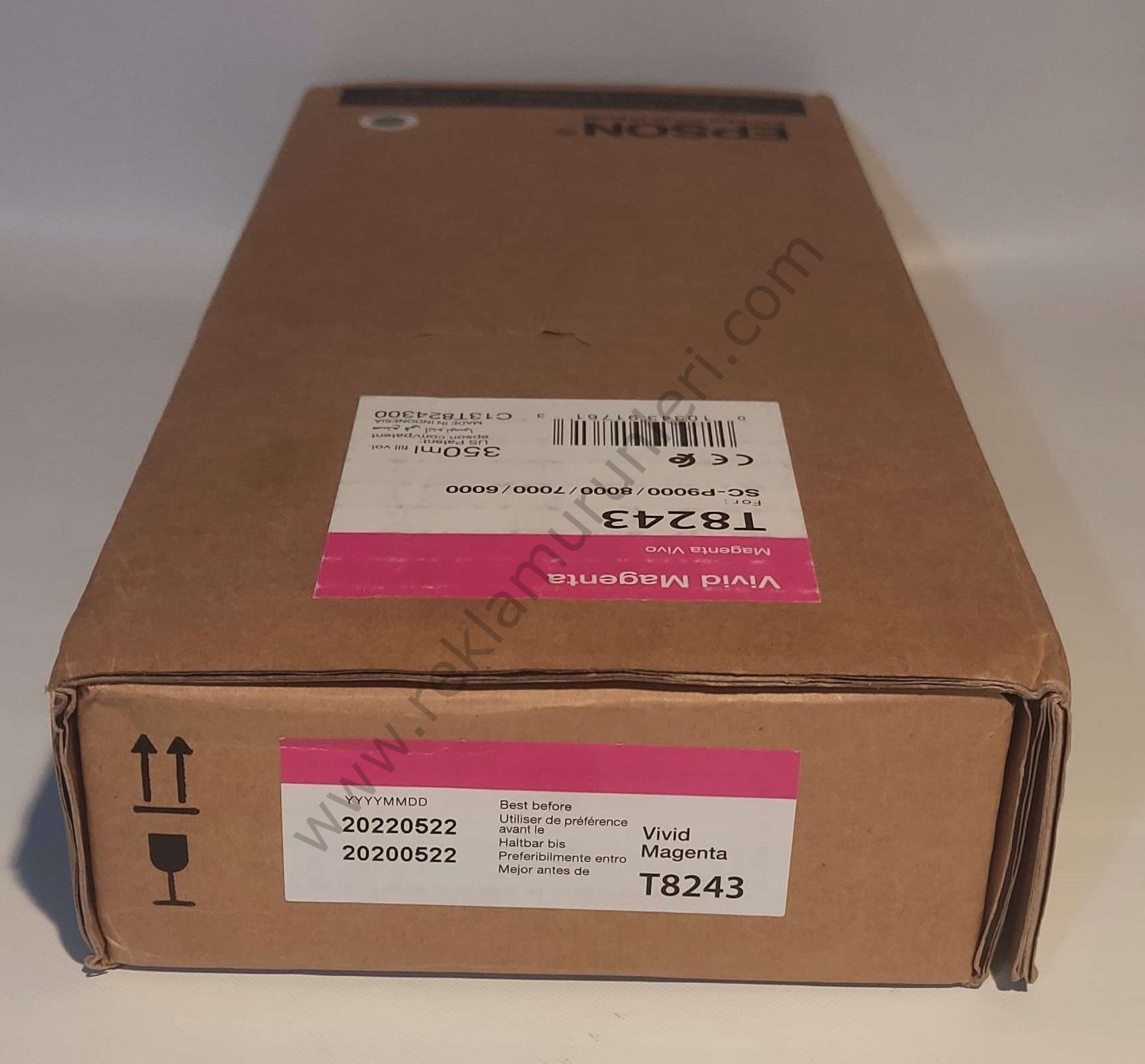 Epson T8243 Vivid Magenta 350ml Kartuş 2022 Tarihli