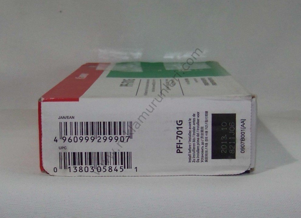 Canon PFI 701G Green Kartuş 700ml 2013 Tarihli