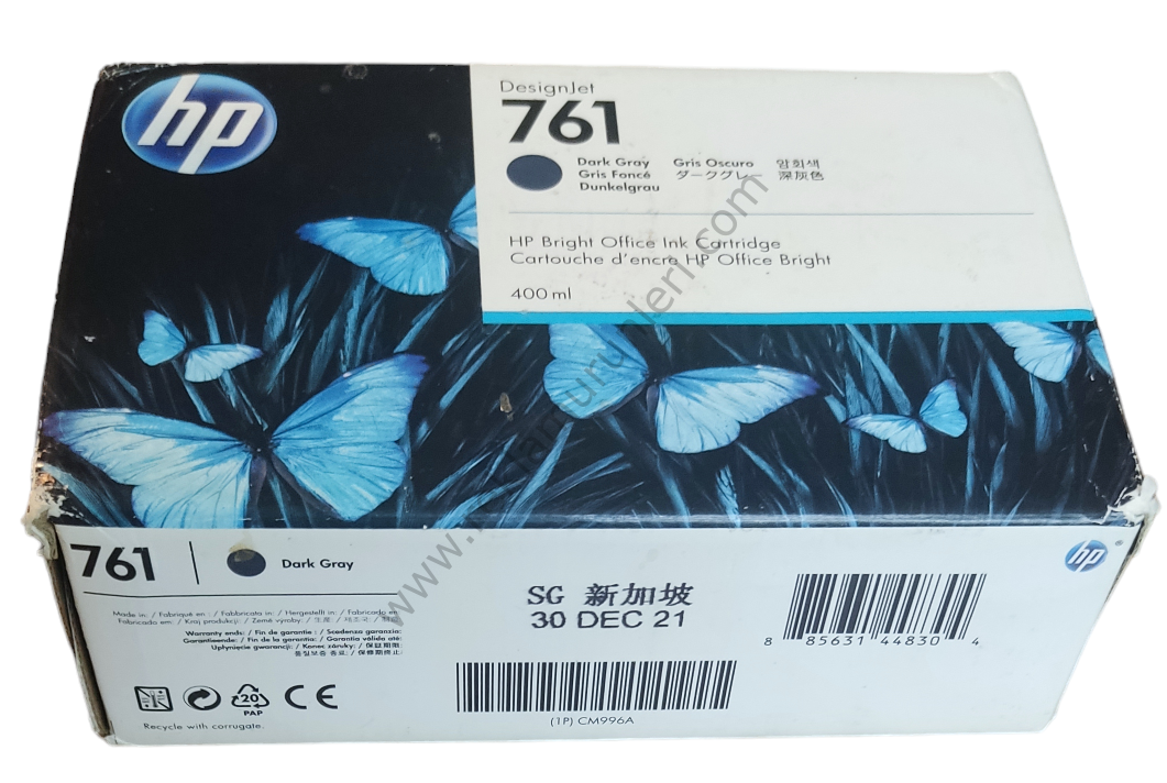 HP CM996A Dark Gray 400ml 2021 Tarihli