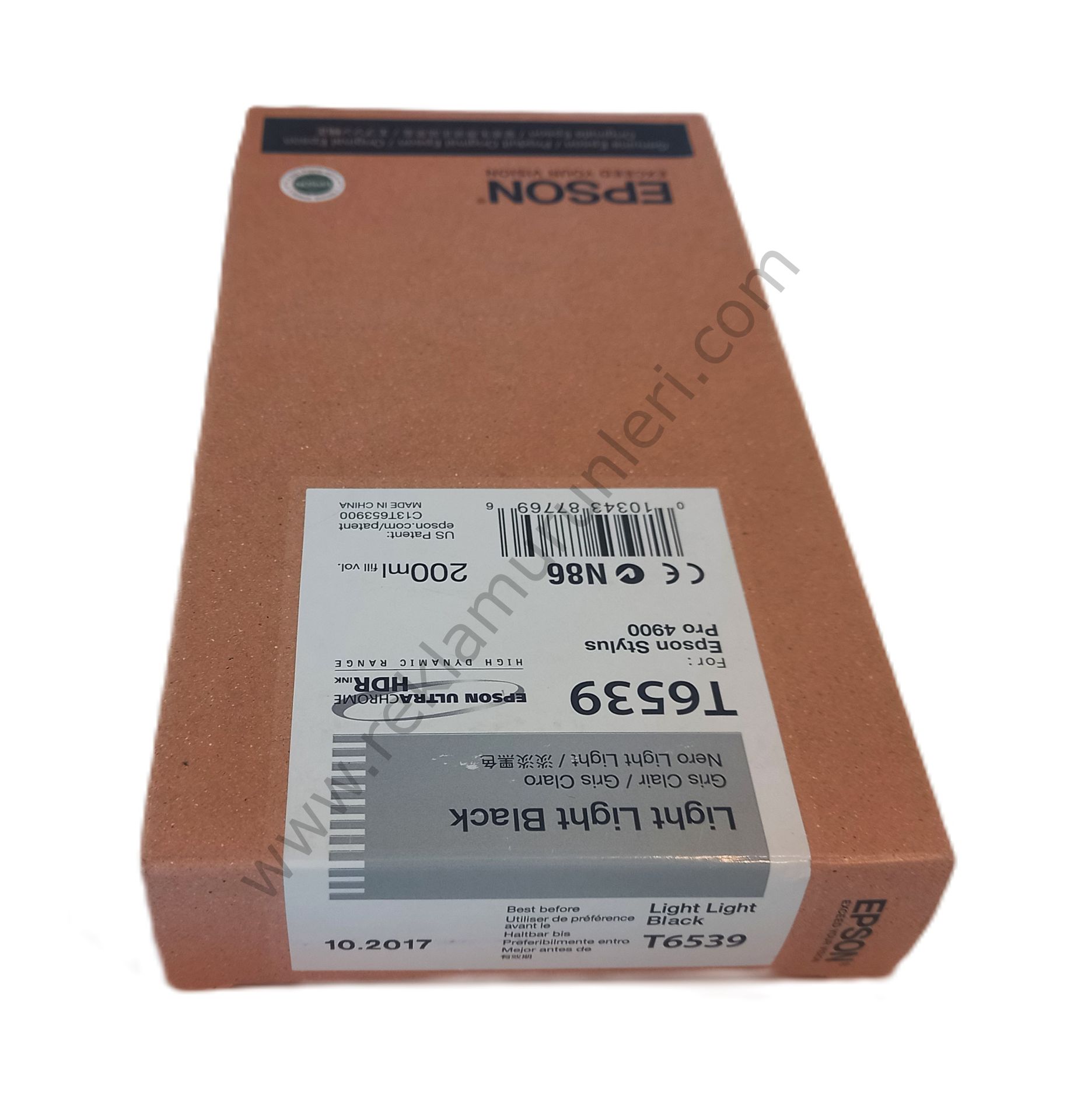 Epson T6539 Light Light Black 200ml Kartuş 2017 Tarihli