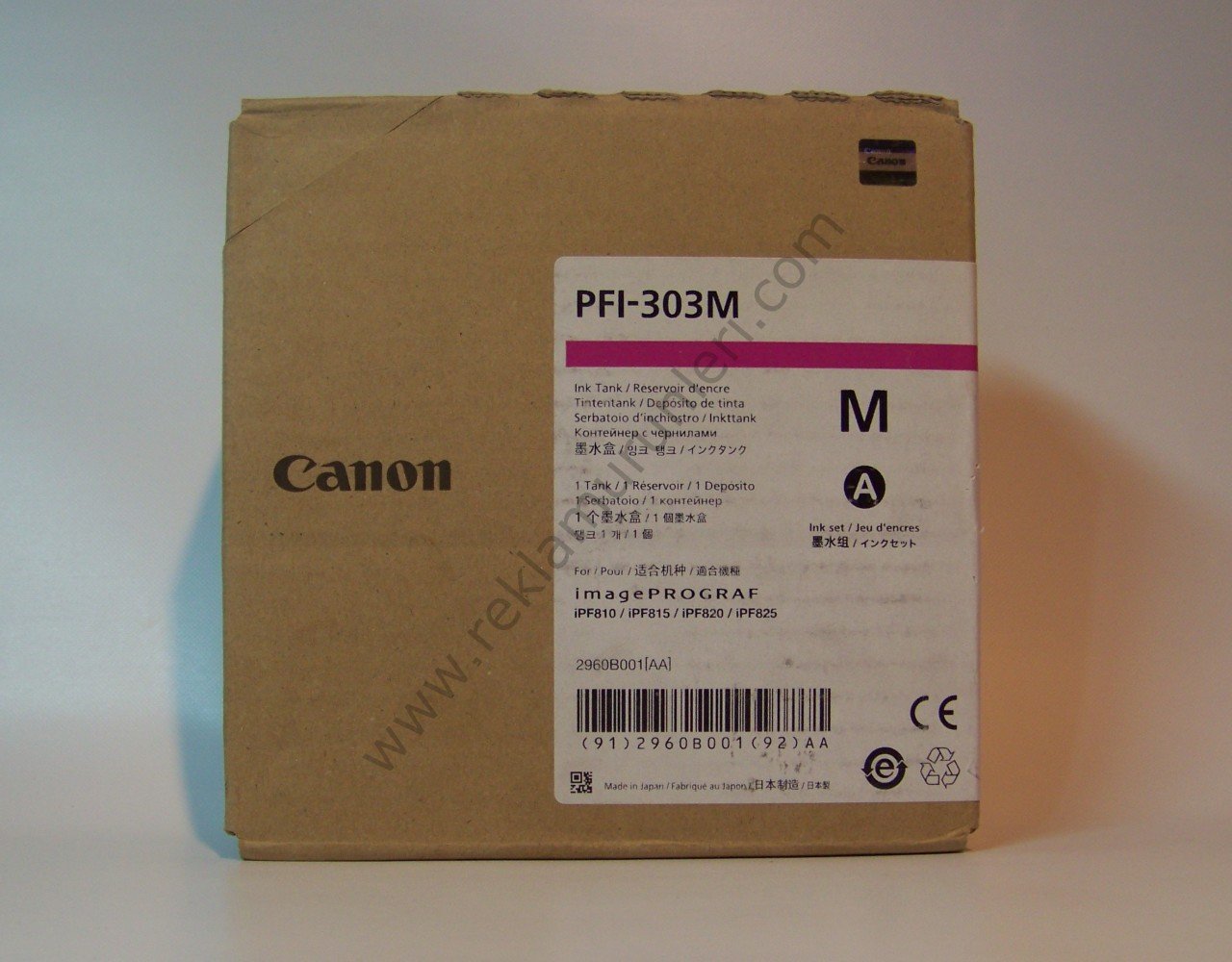 Canon PFI 303M Magenta Kartuş 330ml