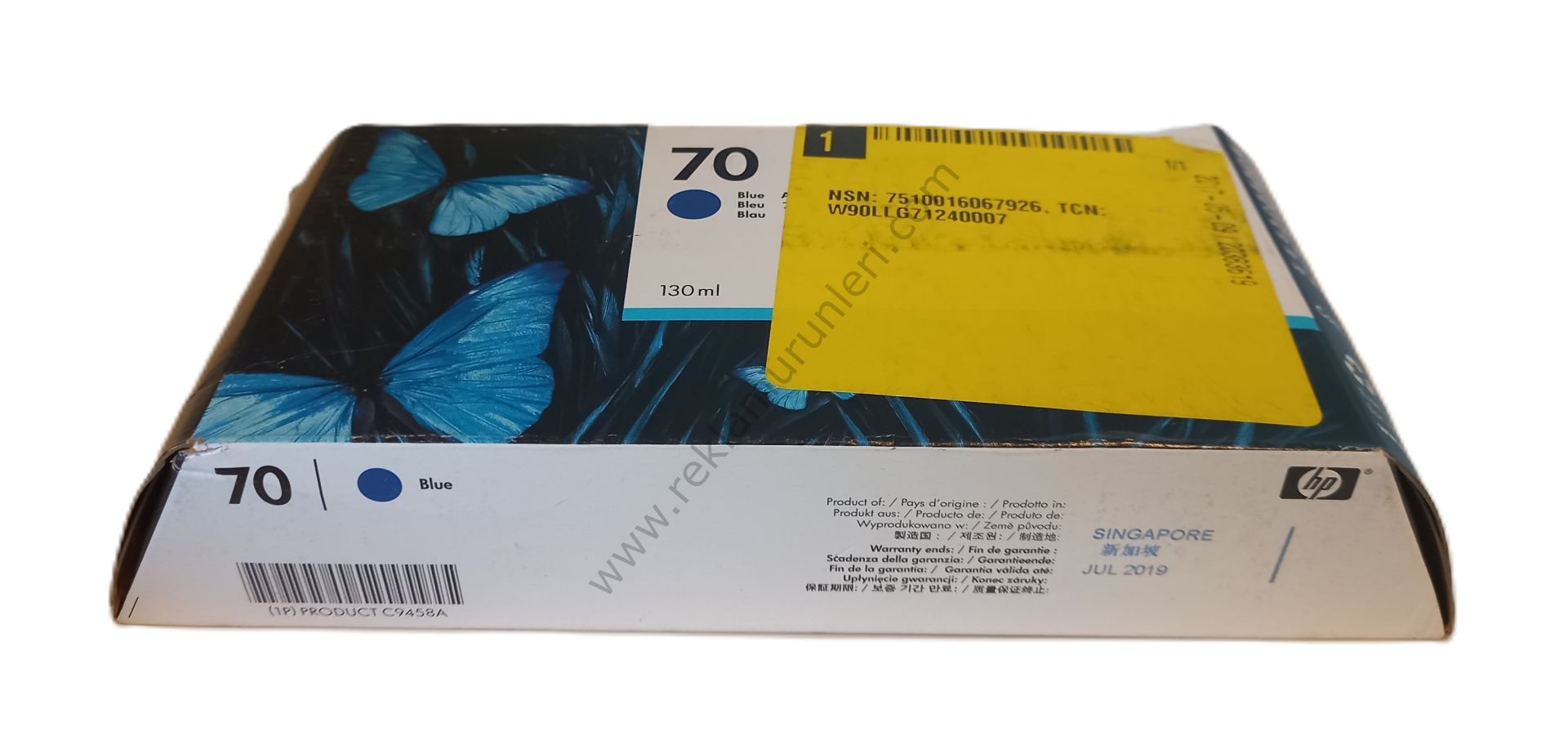 HP C9458A Blue Kartuş 130ml 2019 Tarihli