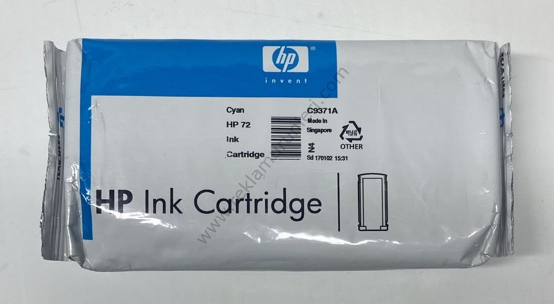 HP C9371A Cyan Kartuş 130ml 2017 Tarihli