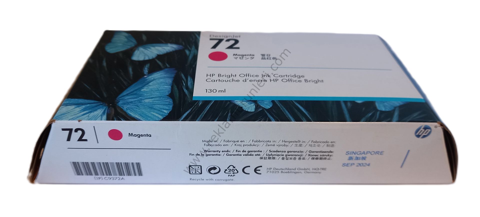 HP C9372A Magenta Kartuş 130ml 2024 Tarihli