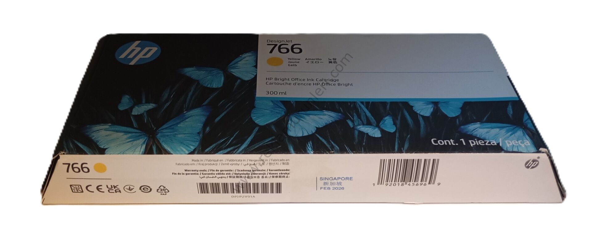 HP P2V91A Yellow Kartuş 300ml 2026 Tarihli