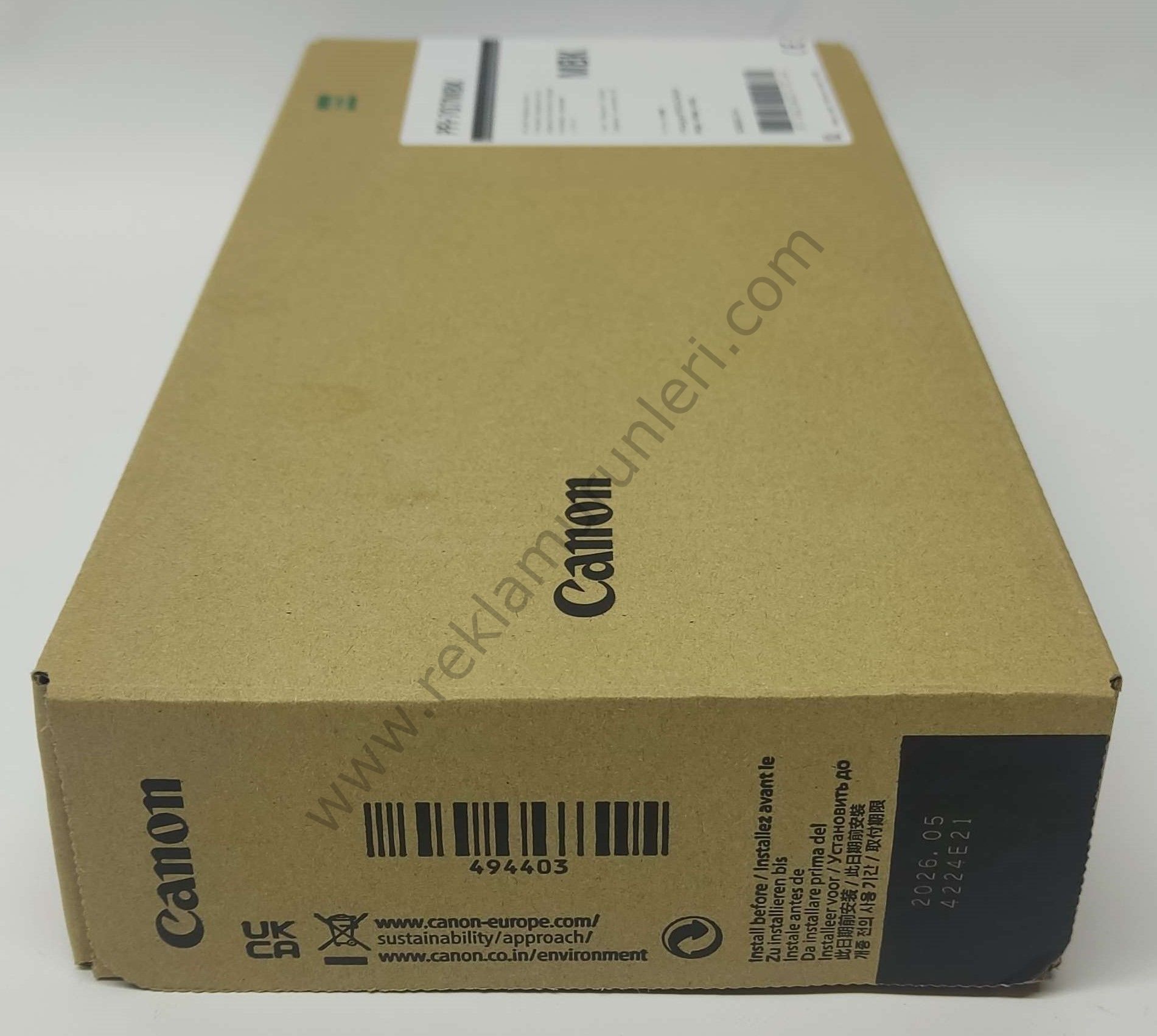 Canon PFI 707MBK Matte Black Kartuş 700ml 2026 Tarihli