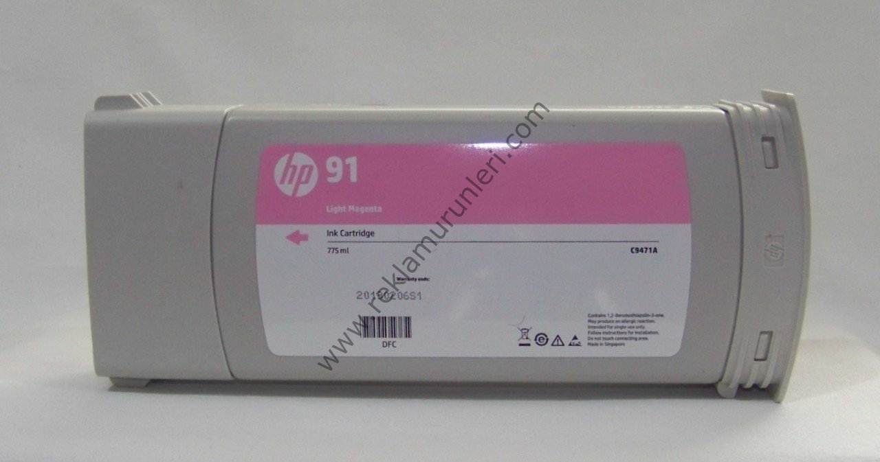 HP C9471A Light Magenta Kartuş 775ml 2019 Tarihli