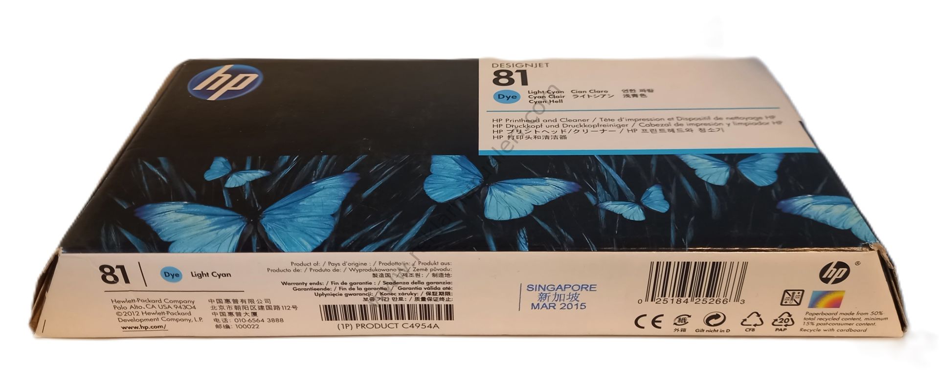 HP C4954A L.Cyan Baskı Kafası 2015 Tarihli
