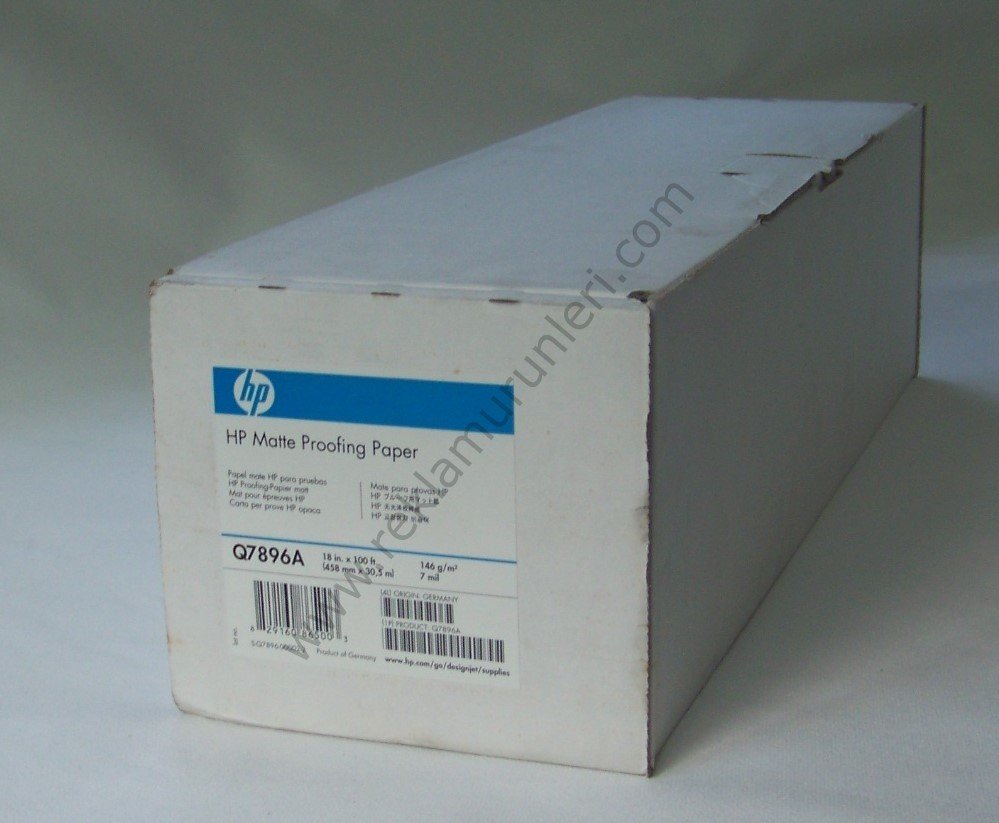 HP Q7896A Matte Proofing Paper 146gr (458mm x 30,5m)