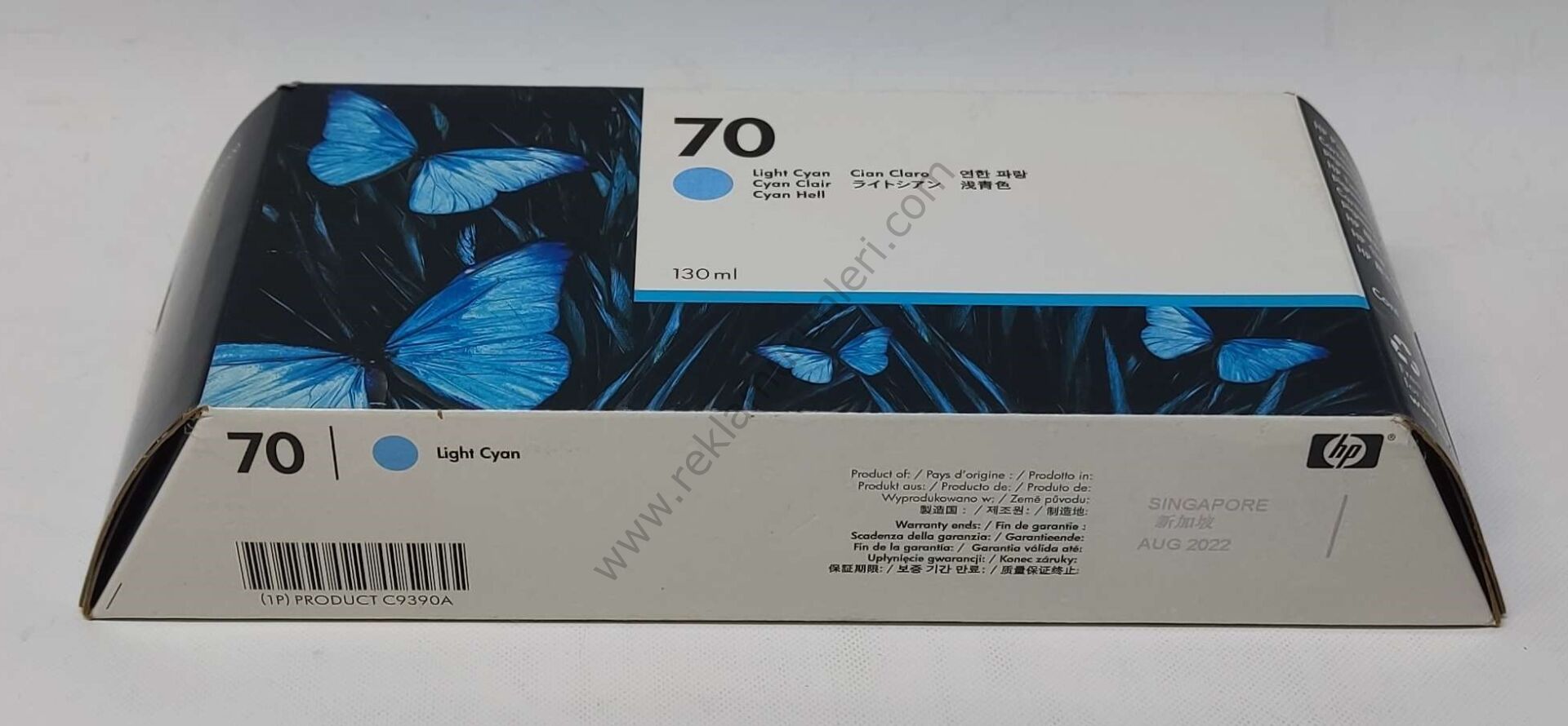 HP C9390A Light Cyan Kartuş 130ml 2022 Tarihli
