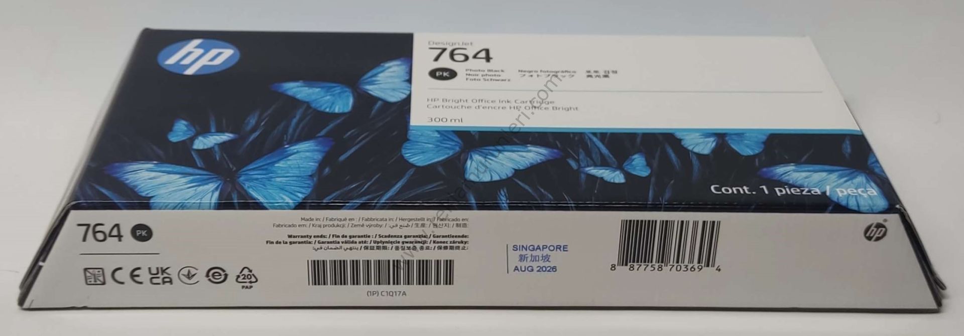 HP C1Q17A Photo Black Kartuş 300ml 2026 Tarihli