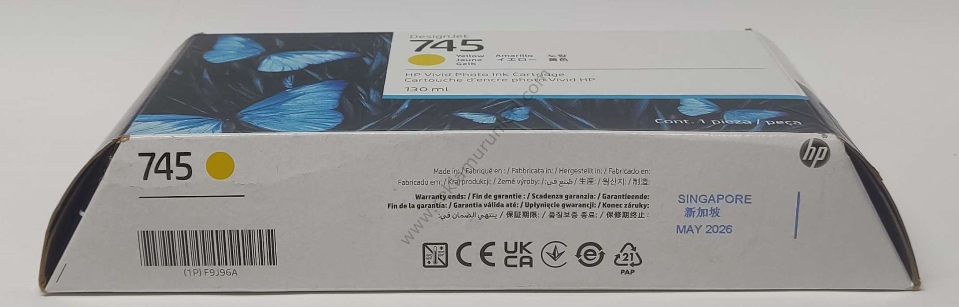 HP F9J96A Yellow Kartuş 130 ml 2026 Tarihli