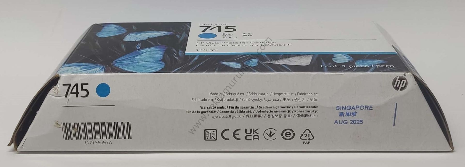 HP F9J97A Cyan Kartuş 130ml 2025 Tarihli