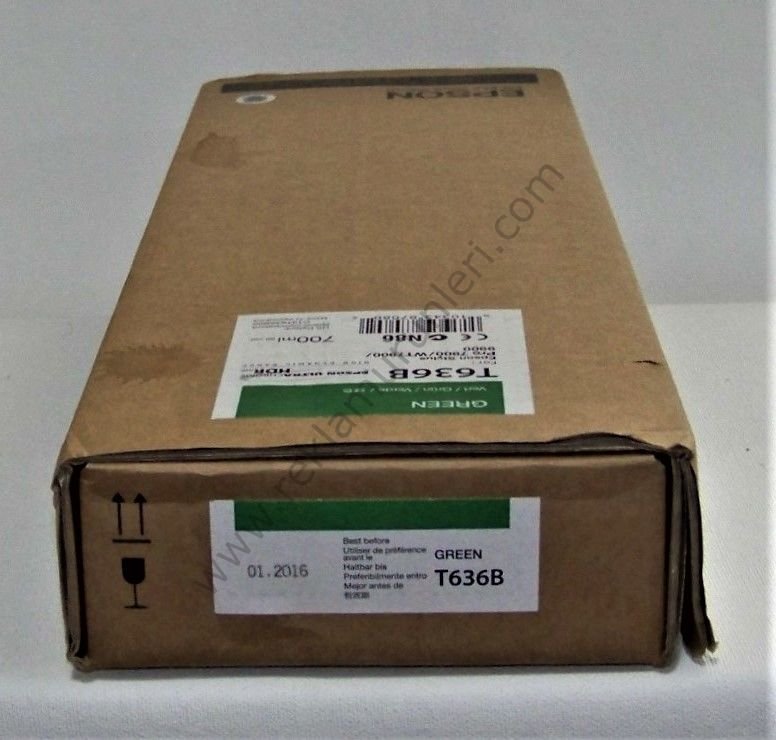 Epson T636B Green 700ml Kartuş 2016 Tarihli