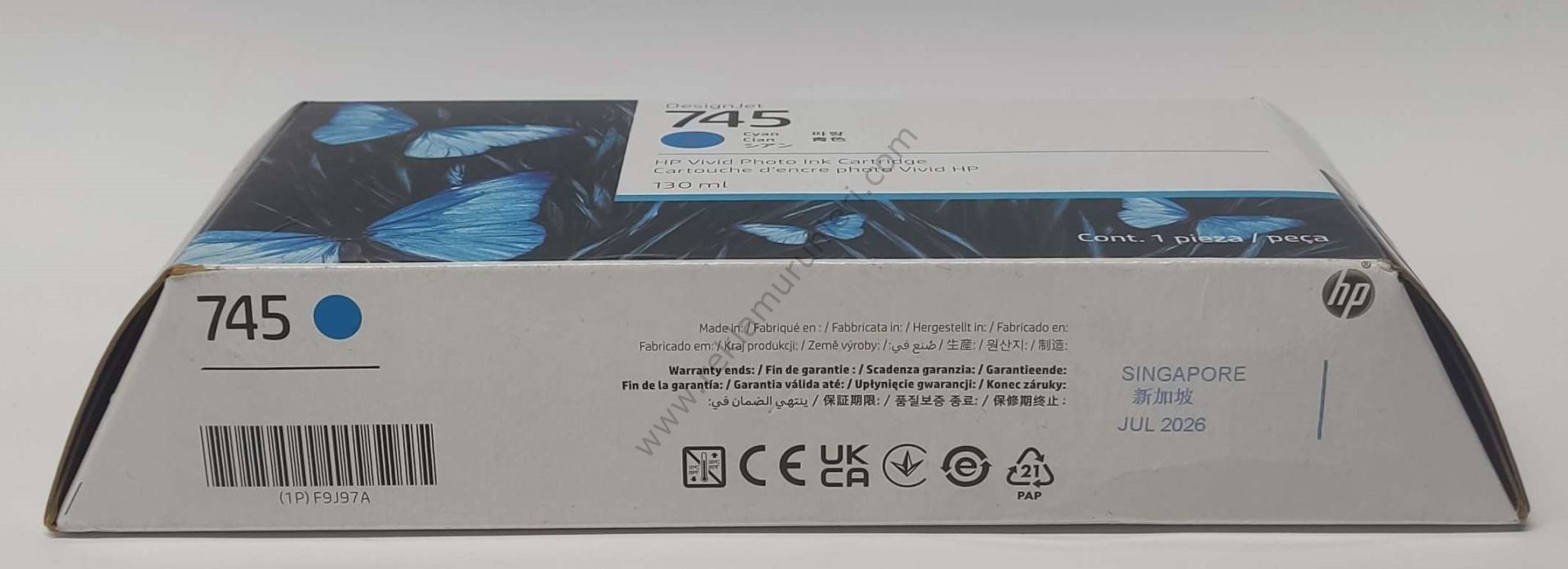 HP F9J97A Cyan Kartuş 130ml 2026 Tarihli