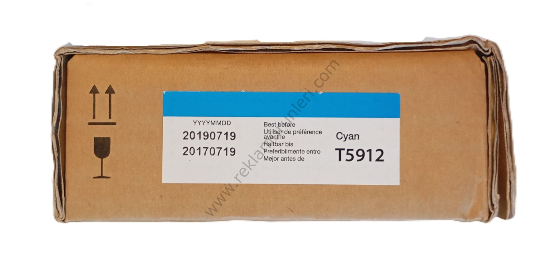 Epson T5912 Cyan 700ml Kartuş 2019 Tarihli