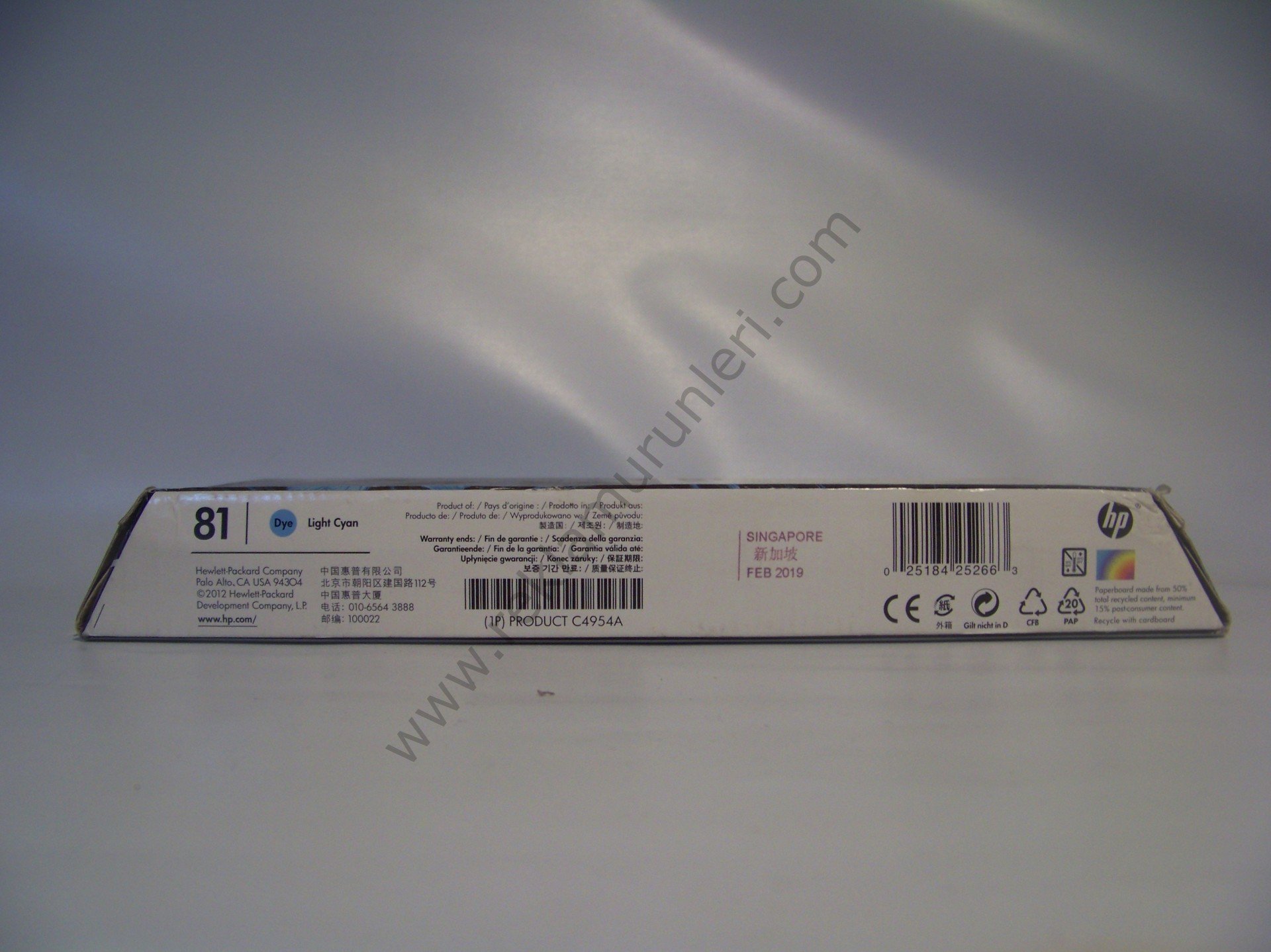 HP C4954A L.Cyan Baskı Kafası 2019 Tarihli