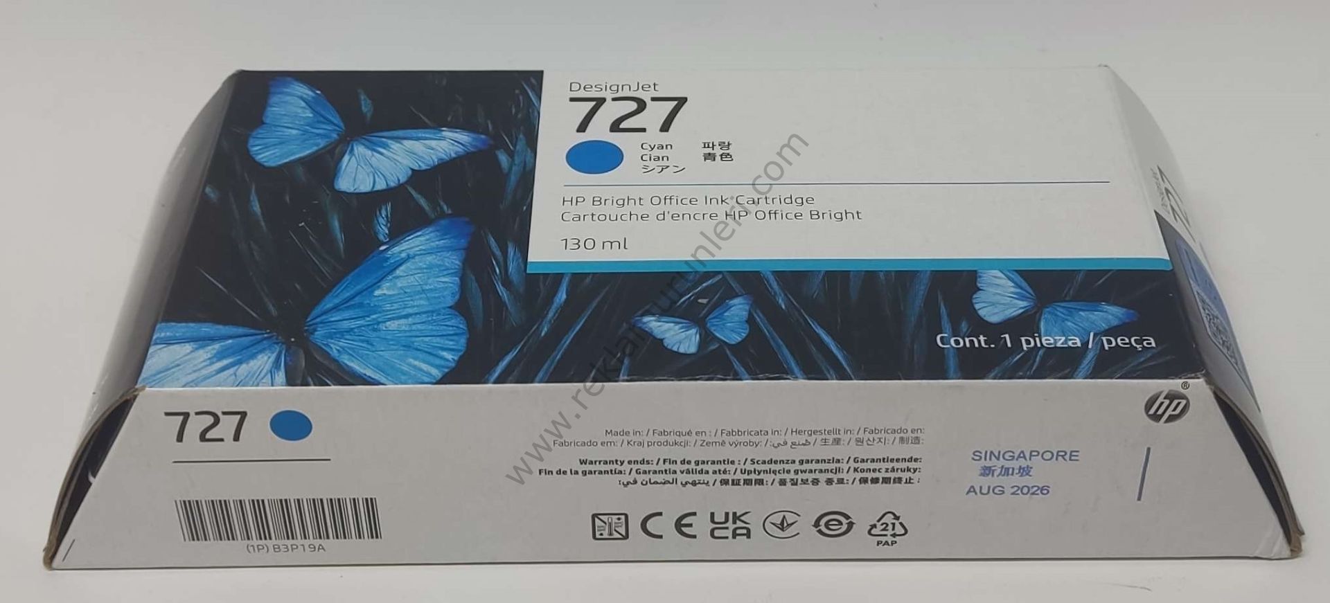 HP B3P19A Cyan Kartuş 130ml 2026 Tarihli