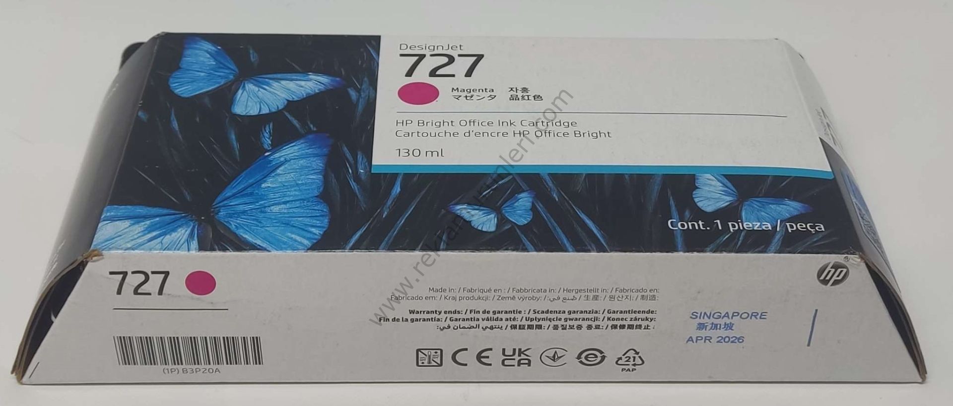 HP B3P20A Magenta Kartuş 130ml 2026 Tarihli