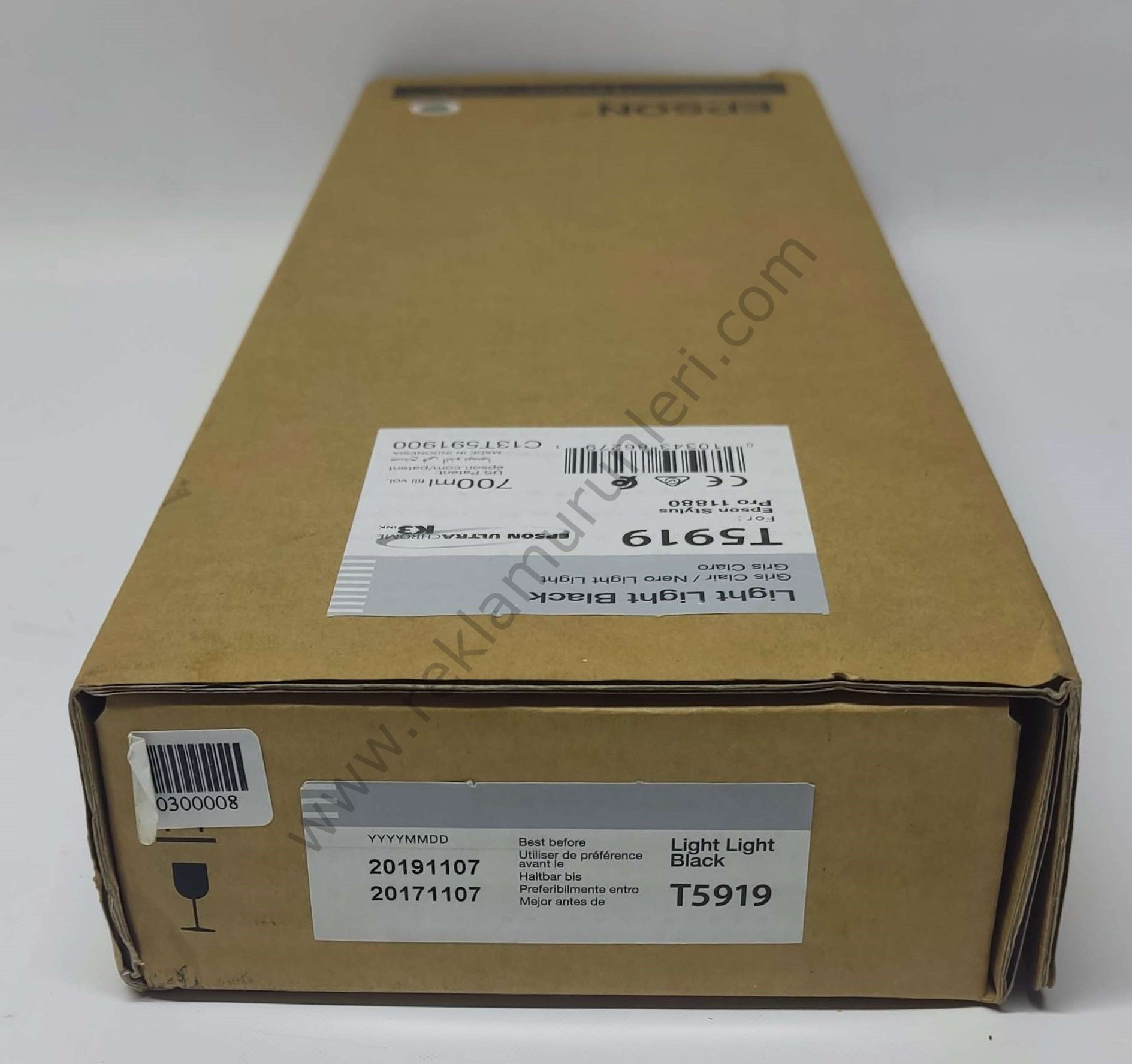Epson T5919 Light-Light Black 700ml Kartuş 2019 Tarihli