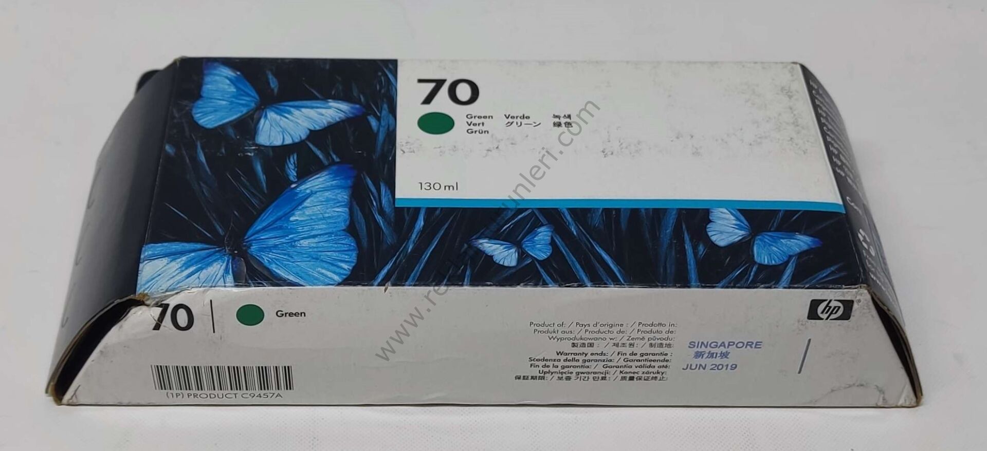 HP C9457A Green Kartuş 130ml 2019 Tarihli