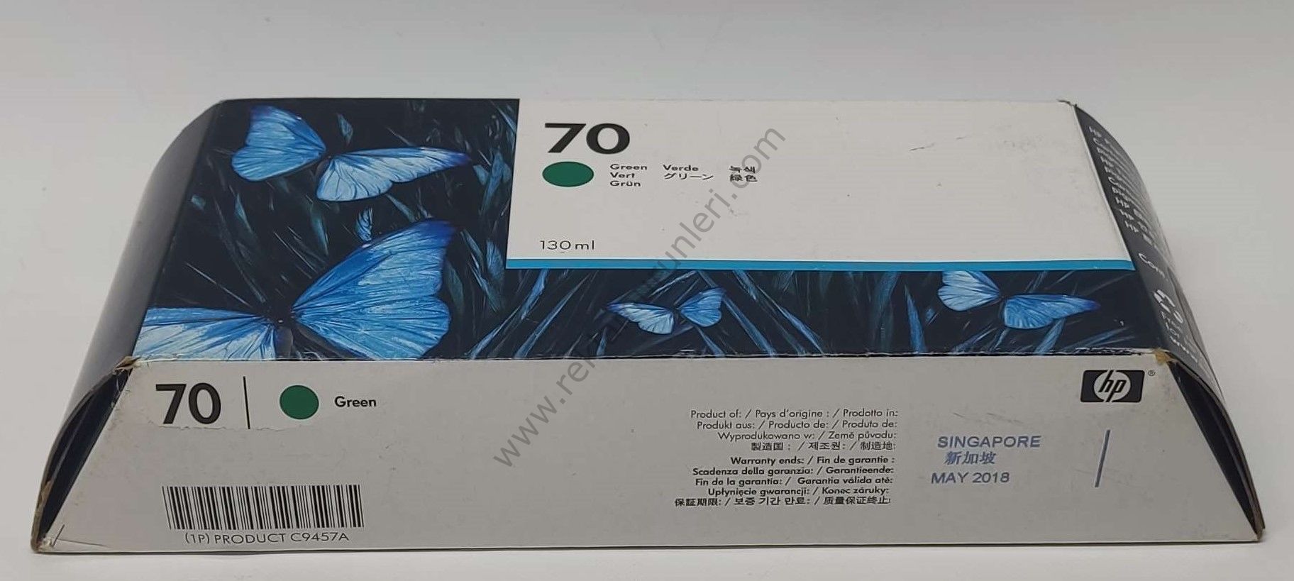 HP C9457A Green Kartuş 130ml 2018 Tarihli
