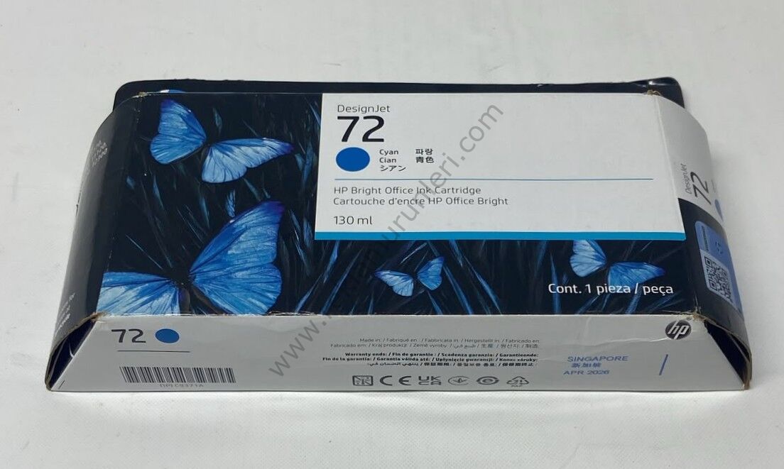 HP C9371A Cyan Kartuş 130ml 2026 Tarihli