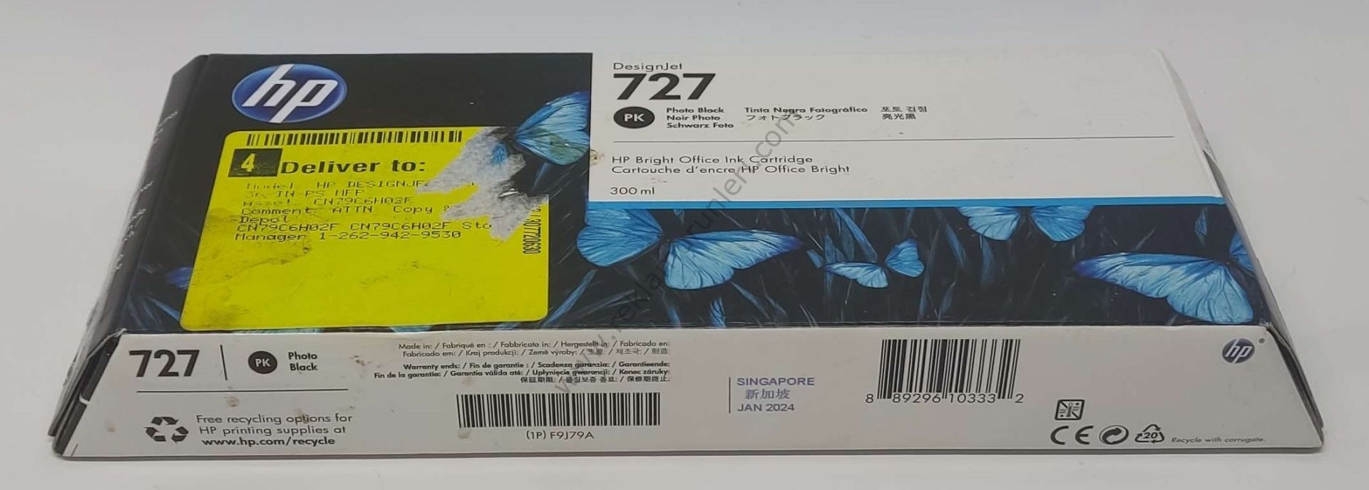 HP F9J79A Photo Black Kartuş 300ml 2024 Tarihli