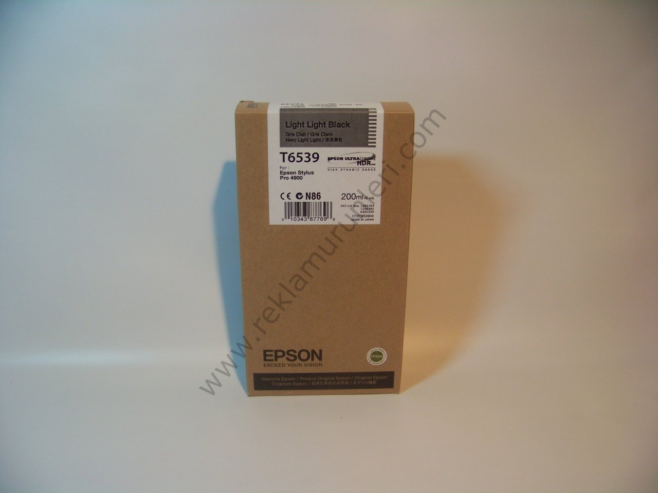 Epson T6539 Light Light Black 200ml Kartuş