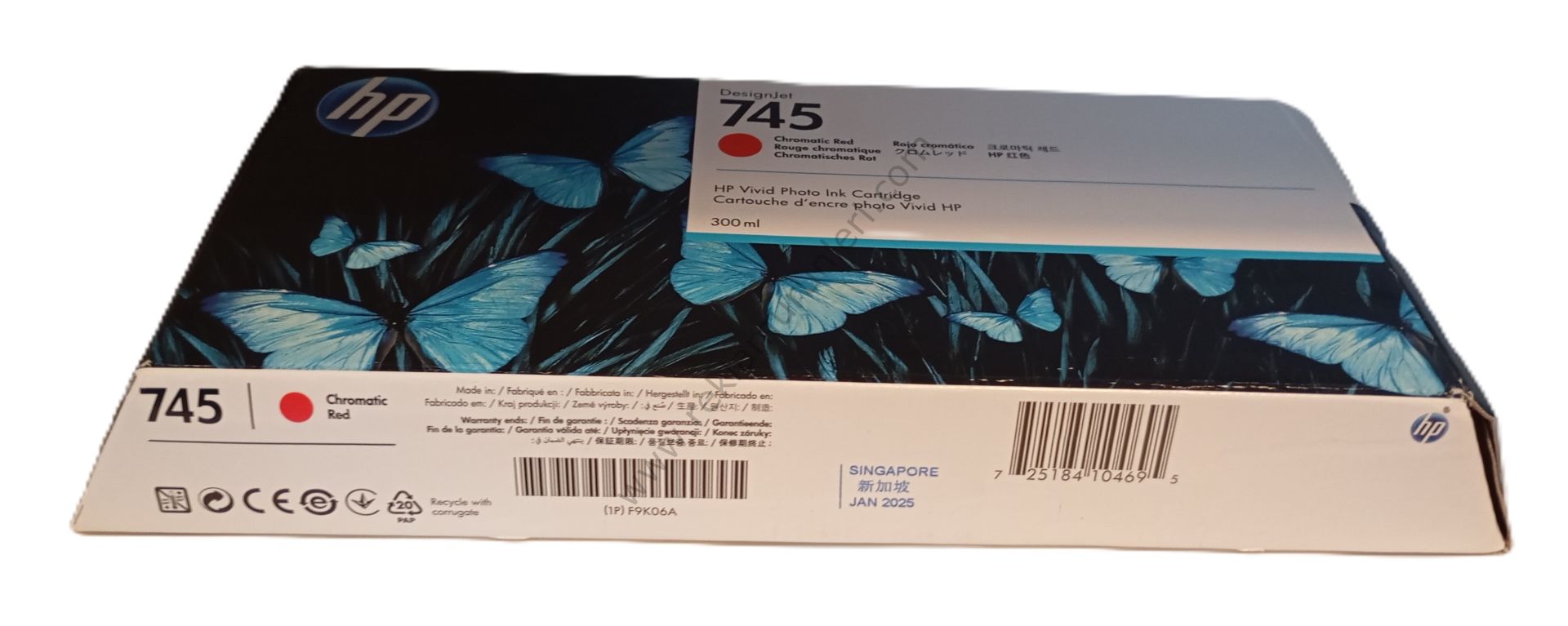 HP F9K06A Cromatic Red Kartuş 300ml 2025 Tarihli